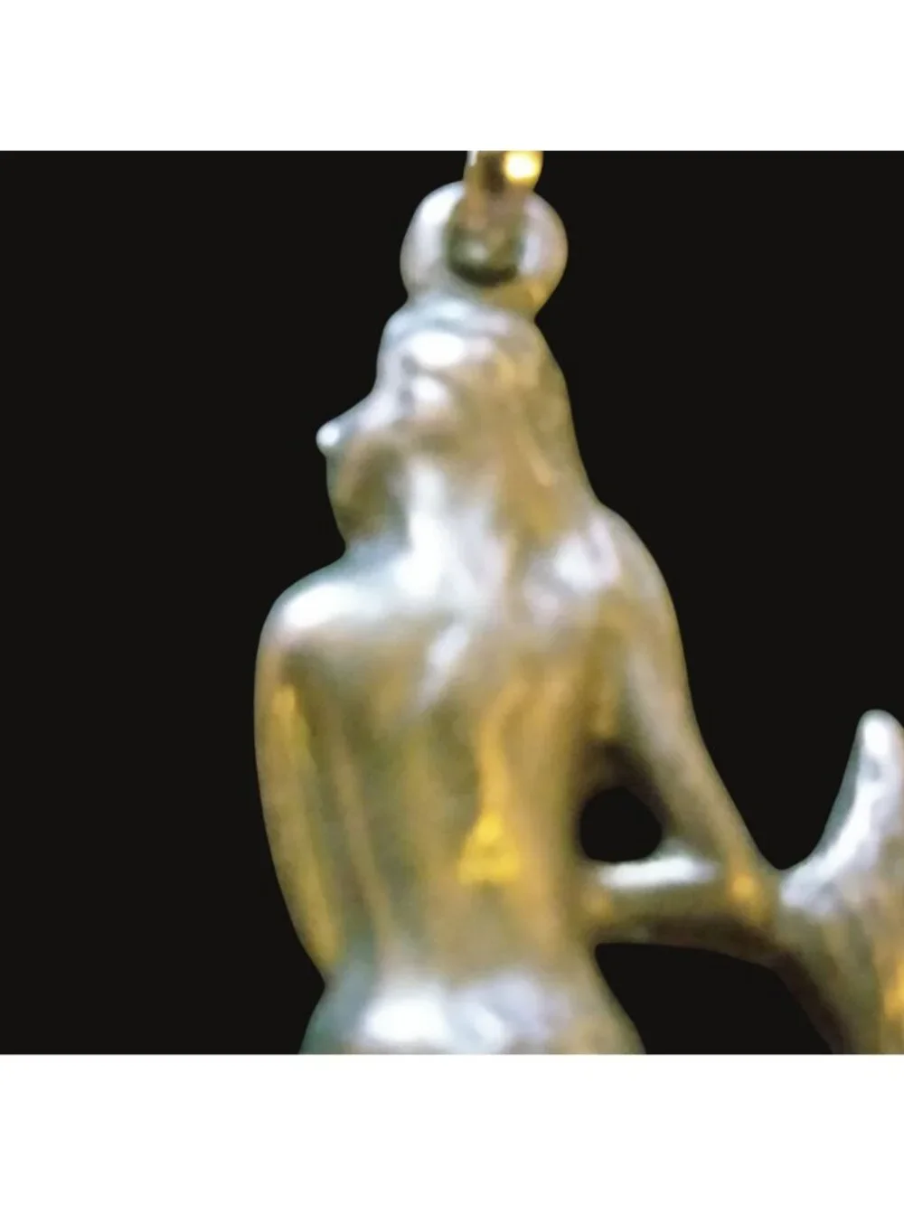 Mermaid  Pendant Charm Silver Metal - Picture 4 of 5